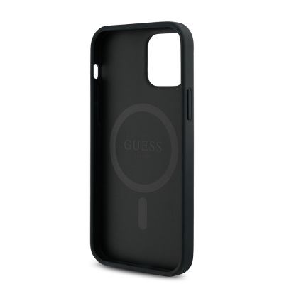 Apple iPhone 12 Pro Case Guess Original Licensed Small 4G Classic Cover Magsafe Charging Feature - 10