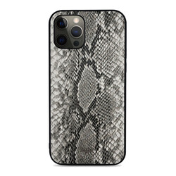 Apple iPhone 12 Pro Case Kajsa Glamorous Series Snake Pattern Cover - 13