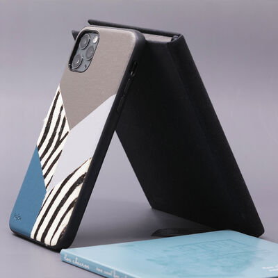 Apple iPhone 12 Pro Case Kajsa Glamorous Series Zebra Combo Cover - 5