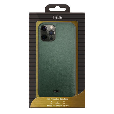 Apple iPhone 12 Pro Case ​Kajsa Luxe Collection Genuine Leather Cover - 2