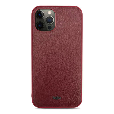 Apple iPhone 12 Pro Case ​Kajsa Luxe Collection Genuine Leather Cover - 10
