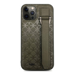 Apple iPhone 12 Pro Case Kajsa Neo Clasic Series Mono K Strap Cover - 1