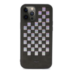 Apple iPhone 12 Pro Case Kajsa Preppie Series Spotlight Woven Cover - 8