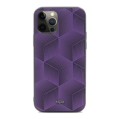 Apple iPhone 12 Pro Case Kajsa Splendid Series 3D Cube Cover - 1