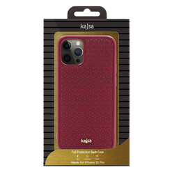 Apple iPhone 12 Pro Case Kajsa Splendid Series 3D Leaf Cover - 3