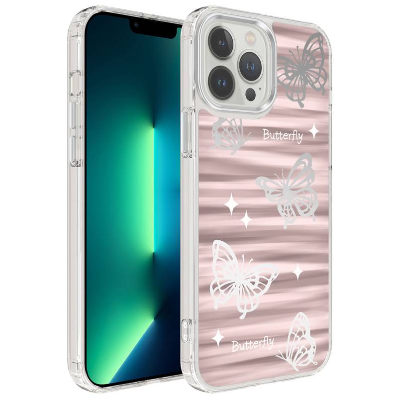 Apple iPhone 12 Pro Case With Airbag Shiny Design Zore Mimbo Cover - 7