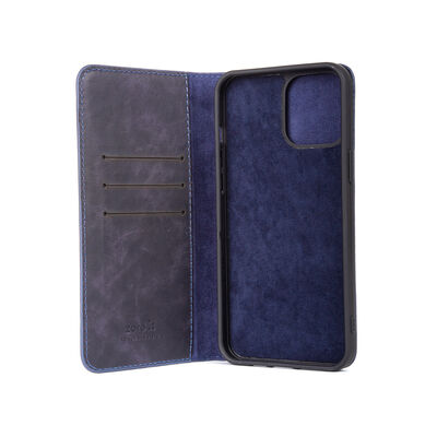 Apple iPhone 12 Pro Case Zore Genuine Leather Multi Cüzdan Case - 3