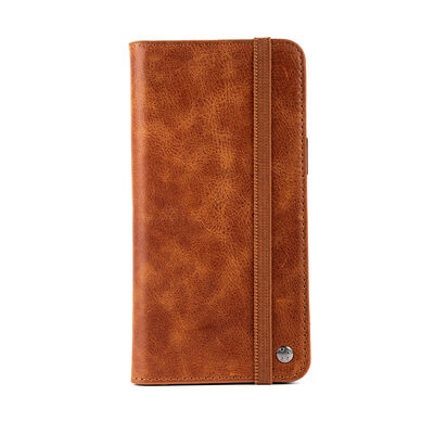 Apple iPhone 12 Pro Case Zore Genuine Leather Multi Cüzdan Case - 12