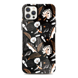 Apple iPhone 12 Pro Kılıf Kajsa Botanic Kapak - 5