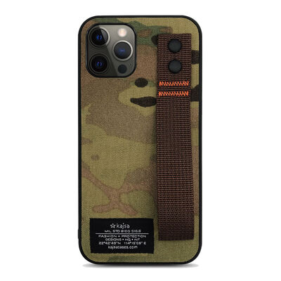 Apple iPhone 12 Pro Kılıf Kajsa Cordura Serisi Military Kapak - 1