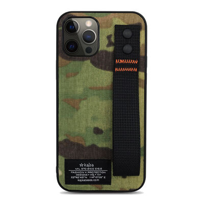 Apple iPhone 12 Pro Kılıf Kajsa Cordura Serisi Military Kapak - 6