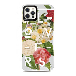 Apple iPhone 12 Pro Kılıf Kajsa Floral Kapak - 7