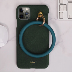 Apple iPhone 12 Pro Kılıf Kajsa Splendid Serisi Morandi Ring Kapak - 5