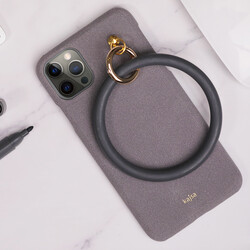 Apple iPhone 12 Pro Kılıf Kajsa Splendid Serisi Morandi Ring Kapak - 7