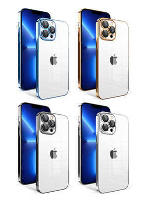 Apple iPhone 12 Pro Kılıf Kamera Korumalı Renkli Çerçeveli Zore Garaj Kapak - 2