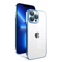 Apple iPhone 12 Pro Kılıf Kamera Korumalı Renkli Çerçeveli Zore Garaj Kapak - 5