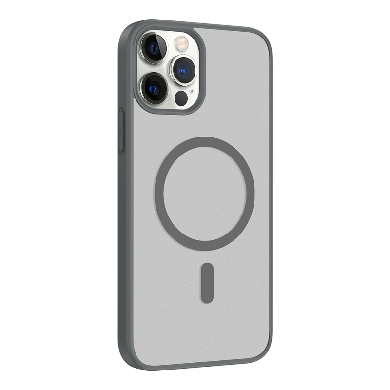 Apple iPhone 12 Pro Kılıf M-safe Şarj Özellikli Zore Babet Kapak - 10