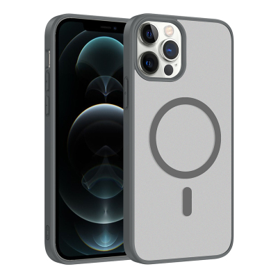 Apple iPhone 12 Pro Kılıf M-safe Şarj Özellikli Zore Babet Kapak - 2