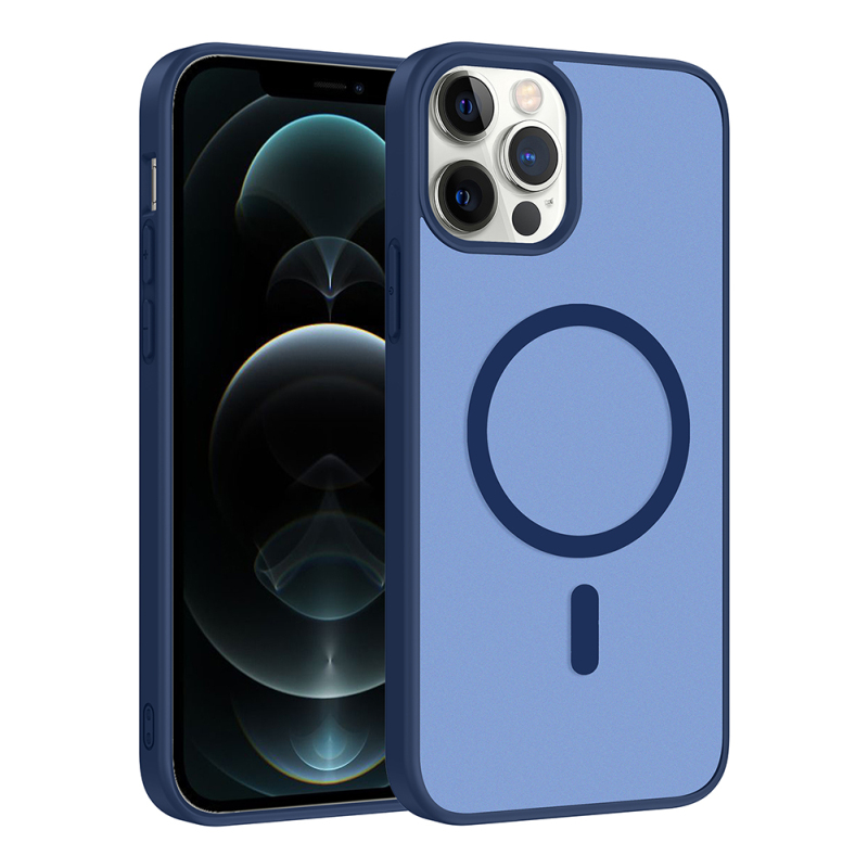 Apple iPhone 12 Pro Kılıf M-safe Şarj Özellikli Zore Babet Kapak - 1