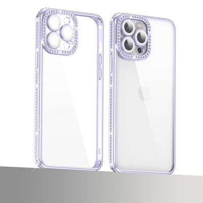 Apple iPhone 12 Pro Max Case Camera Protected Stone Zore Mina Cover - 4