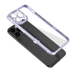 Apple iPhone 12 Pro Max Case Camera Protected Stone Zore Mina Cover - 3