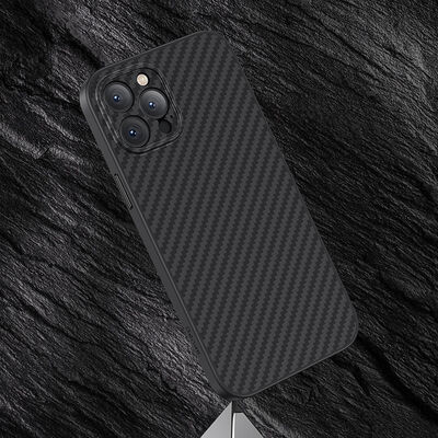 Apple iPhone 12 Pro Max Case Carbon Fiber Benks Hybrid Kevlar Cover - 3