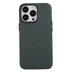 Apple iPhone 12 Pro Max Case Carbon Fiber Look Zore Karbono Cover - 1