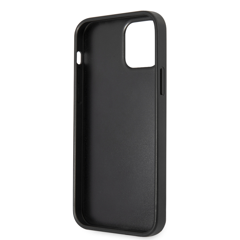 Apple iPhone 12 Pro Max Case Guess Original Licensed Large Metal Logo Design PU Leather Cover - 10
