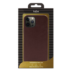 Apple iPhone 12 Pro Max Case ​Kajsa Crazy Horse Cover - 2
