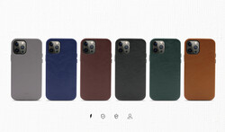 Apple iPhone 12 Pro Max Case ​Kajsa Crazy Horse Cover - 13