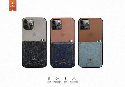 Apple iPhone 12 Pro Max Case Kajsa Denim Cover - 2