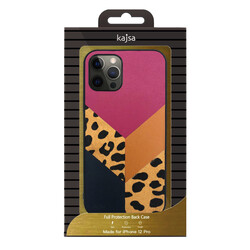 Apple iPhone 12 Pro Max Case Kajsa Glamorous Series Leopard Combo Cover - 2