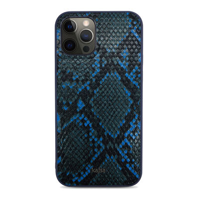 Apple iPhone 12 Pro Max Case Kajsa Glamorous Series Snake Pattern Cover - 12