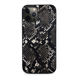 Apple iPhone 12 Pro Max Case Kajsa Glamorous Series Snake Pattern Cover - 14