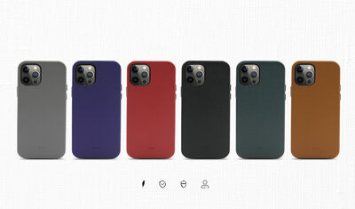 Apple iPhone 12 Pro Max Case ​Kajsa Litchi Cover - 2