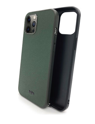 Apple iPhone 12 Pro Max Case ​Kajsa Luxe Collection Genuine Leather Cover - 3
