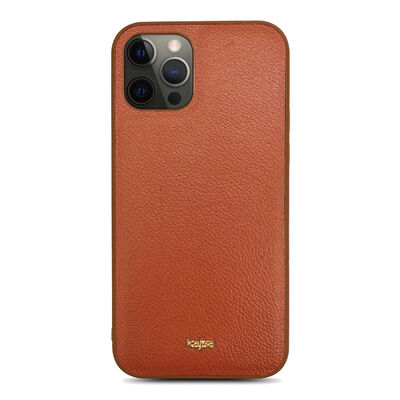 Apple iPhone 12 Pro Max Case ​Kajsa Luxe Collection Genuine Leather Cover - 9
