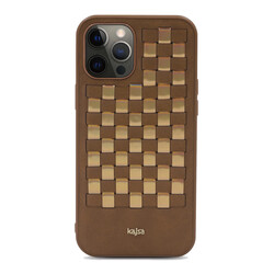 Apple iPhone 12 Pro Max Case Kajsa Preppie Series Spotlight Woven Cover - 9