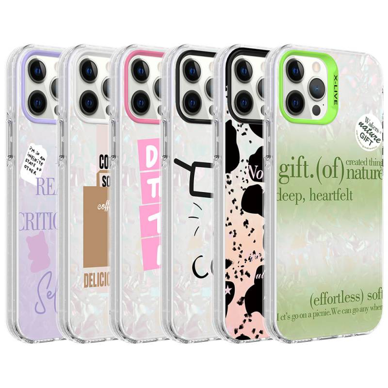 Apple iPhone 12 Pro Max Case Marble Pattern Zore Marbello Cover - 6