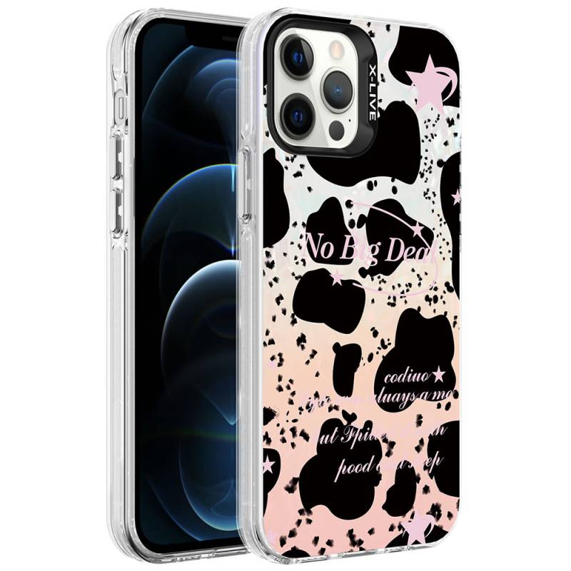 Apple iPhone 12 Pro Max Case Marble Pattern Zore Marbello Cover - 5