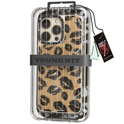 Apple iPhone 12 Pro Max Case YoungKit Leopard Article Series Cover - 15