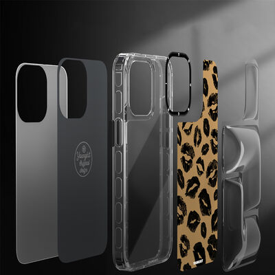 Apple iPhone 12 Pro Max Case YoungKit Leopard Article Series Cover - 18