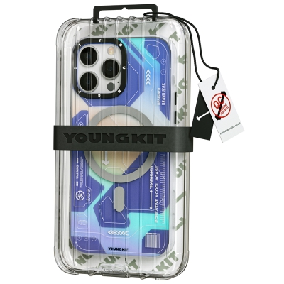 Apple iPhone 12 Pro Max Case YoungKit Metaverse Series Cover with Magsafe Charging - 5