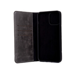 Apple iPhone 12 Pro Max Case Zore Genuine Leather Multi Cüzdan Case - 2