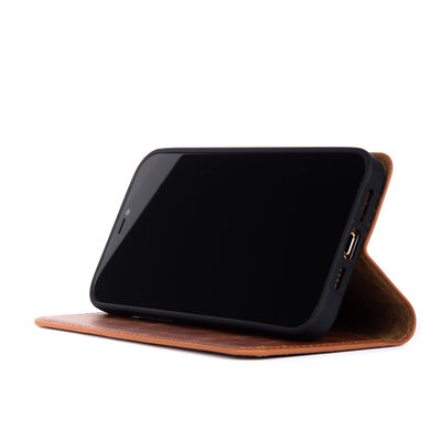 Apple iPhone 12 Pro Max Case Zore Genuine Leather Multi Cüzdan Case - 7