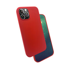 Apple iPhone 12 Pro Max Case Zore Silk Silicon - 1