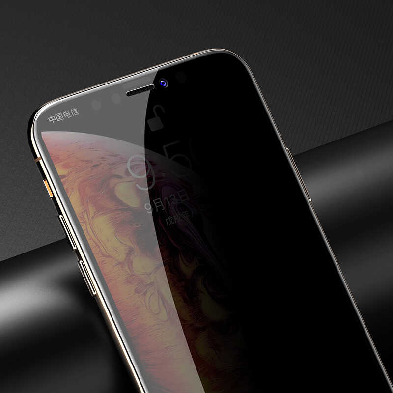 Apple iPhone 12 Pro Max Hayalet Ekran Koruyucu Davin Privacy Seramik Ekran Filmi - 5