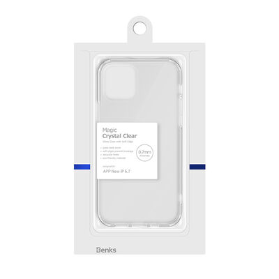 Apple iPhone 12 Pro Max Kılıf Benks ​​​​​​Magic Crystal Clear Glass Kapak - 6