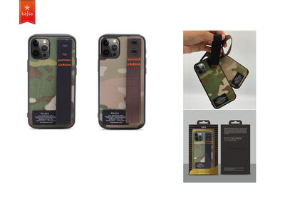 Apple iPhone 12 Pro Max Kılıf Kajsa Cordura Serisi Military Kapak - 4