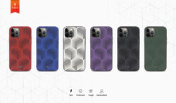 Apple iPhone 12 Pro Max Kılıf Kajsa Splendid Serisi 3D Cube Kapak - 3
